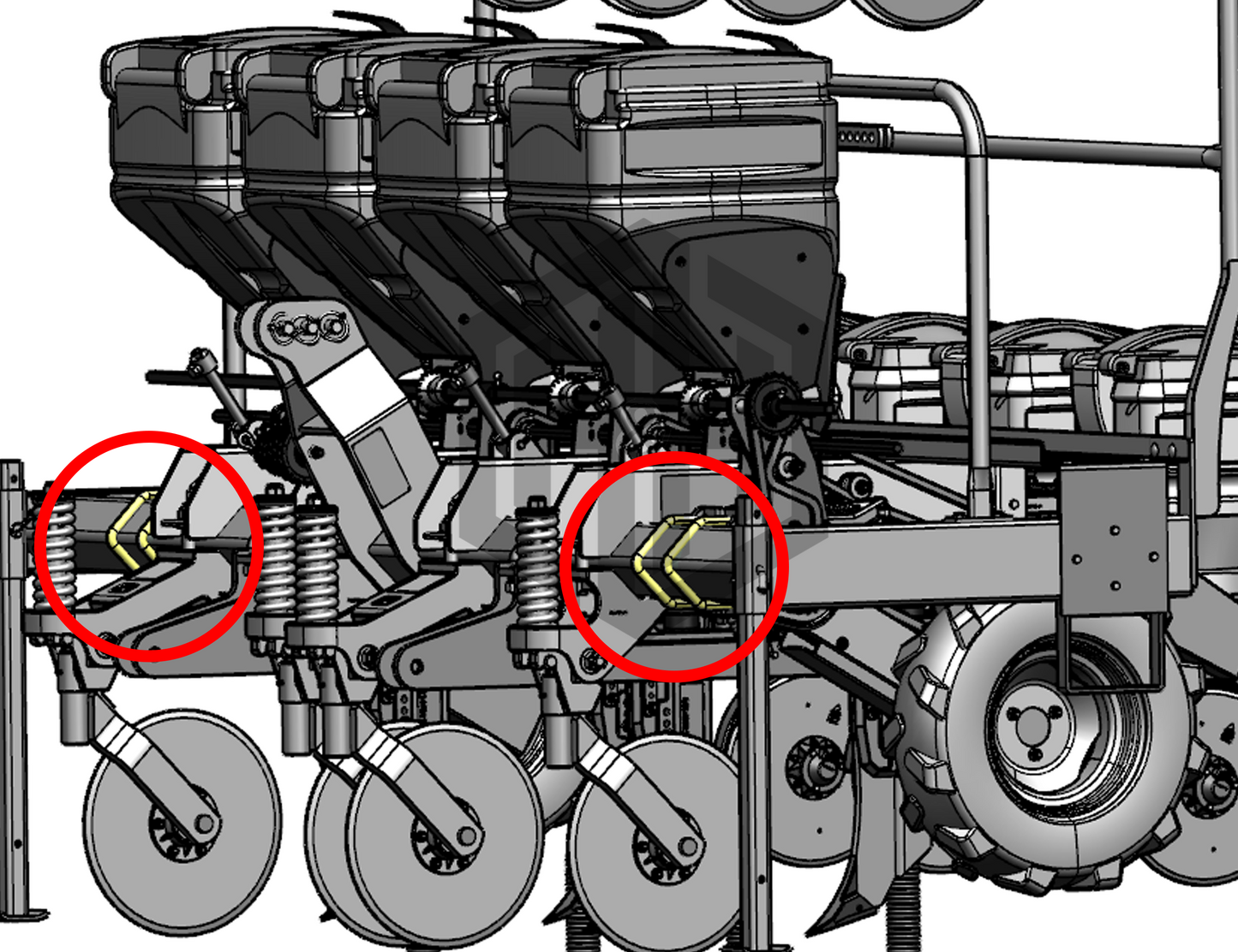 ABRAÇADEIRA DO SUPORTE LONGO ENGATE PLANDADEIRA MF104