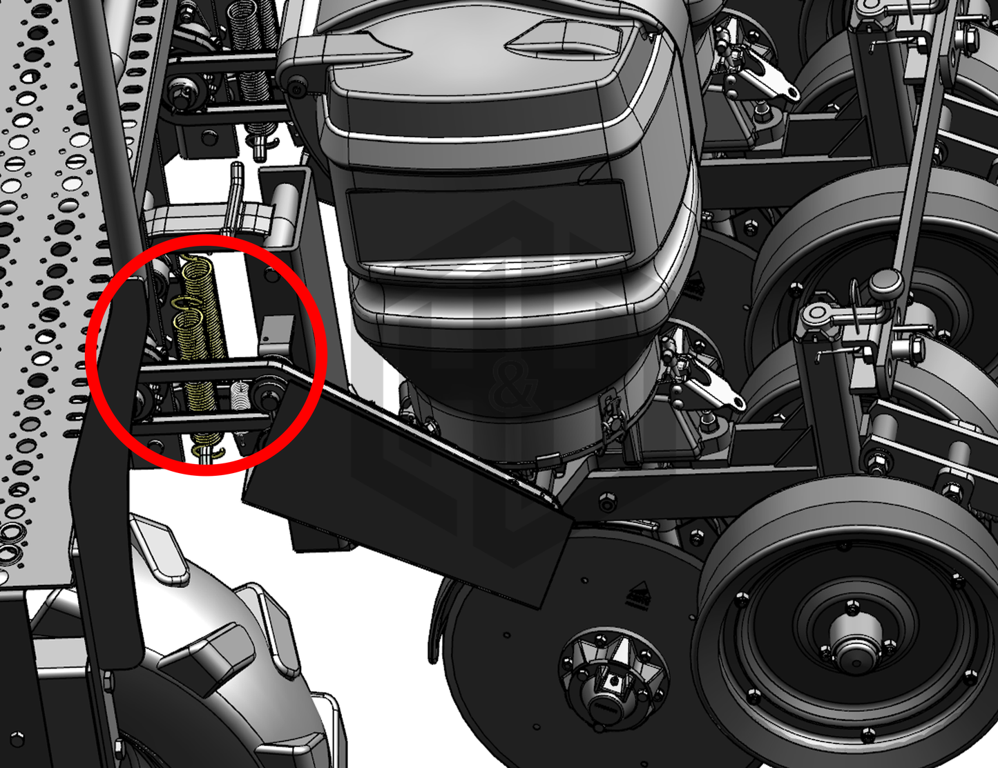 MOLA LINHA DA SEMENTE PLANTADEIRA MF104