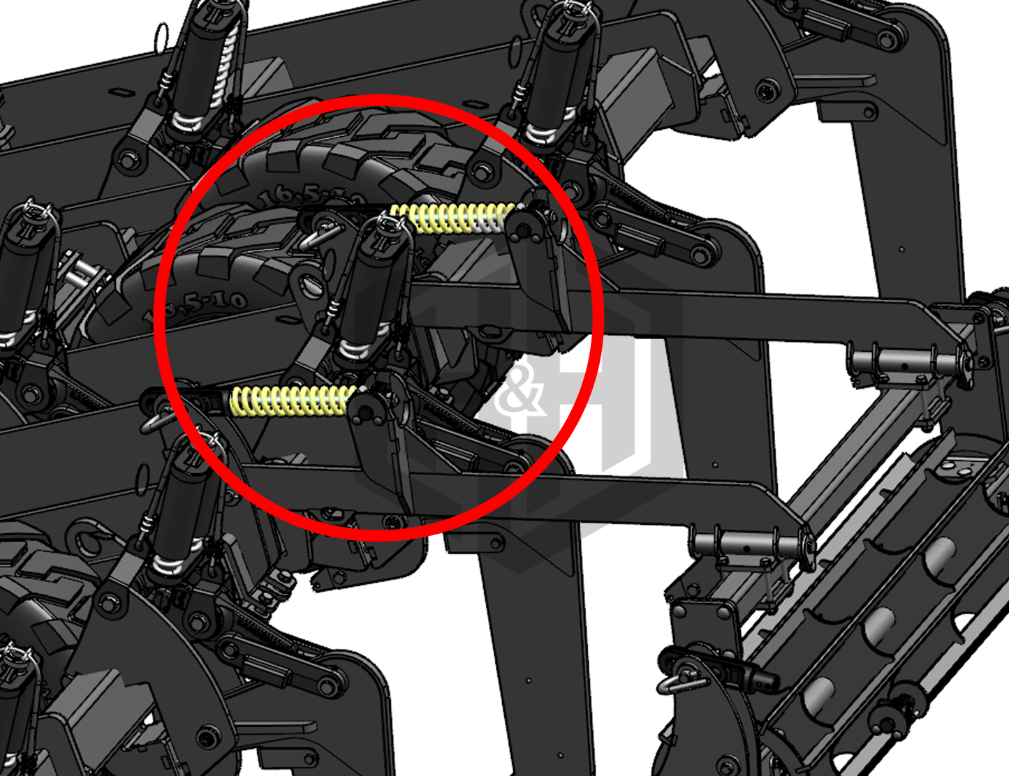 MOLA DESARME RASTHOR 33 X 40 X C330 X P23 BANDEIRANTE